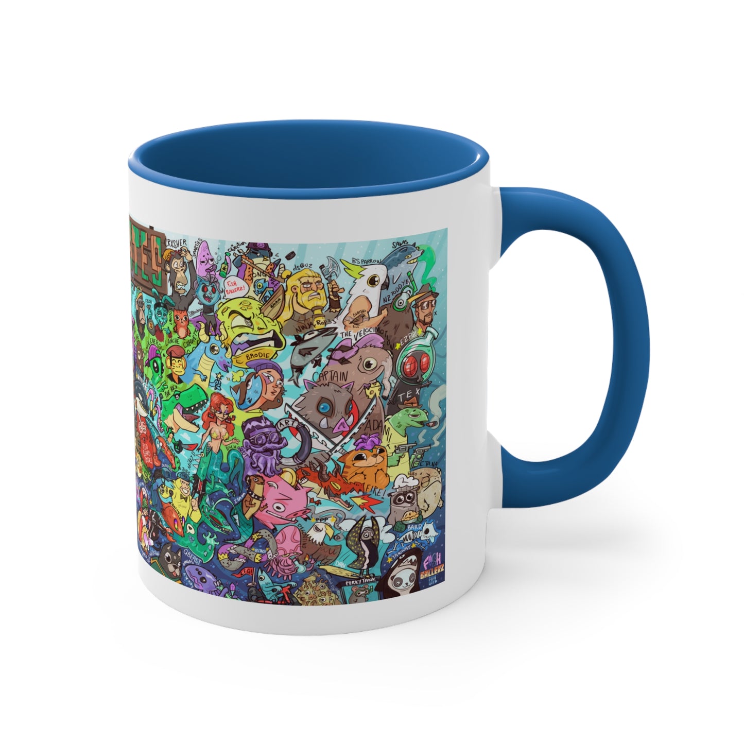 Crewmates Mural, Small Coffee Mug 11oz