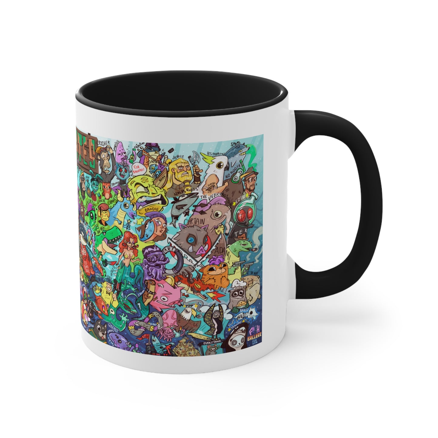 Crewmates Mural, Small Coffee Mug 11oz