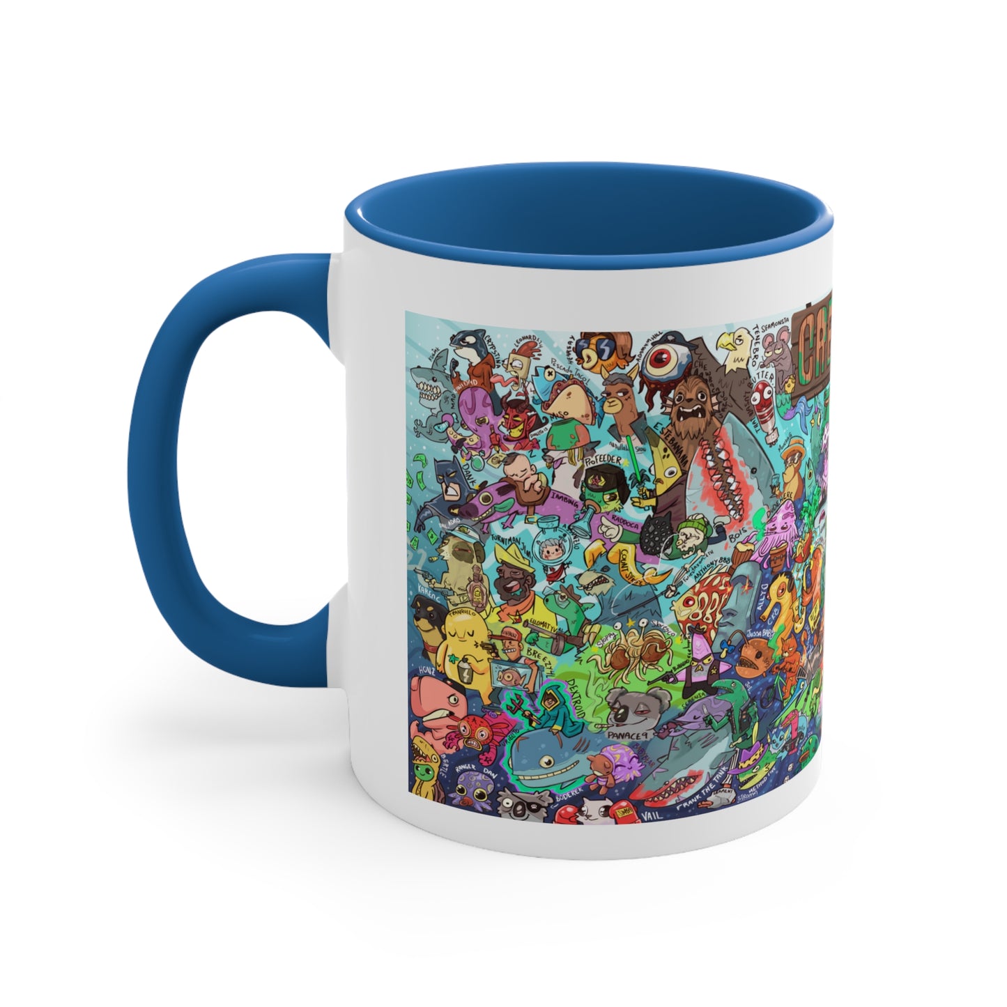 Crewmates Mural, Small Coffee Mug 11oz