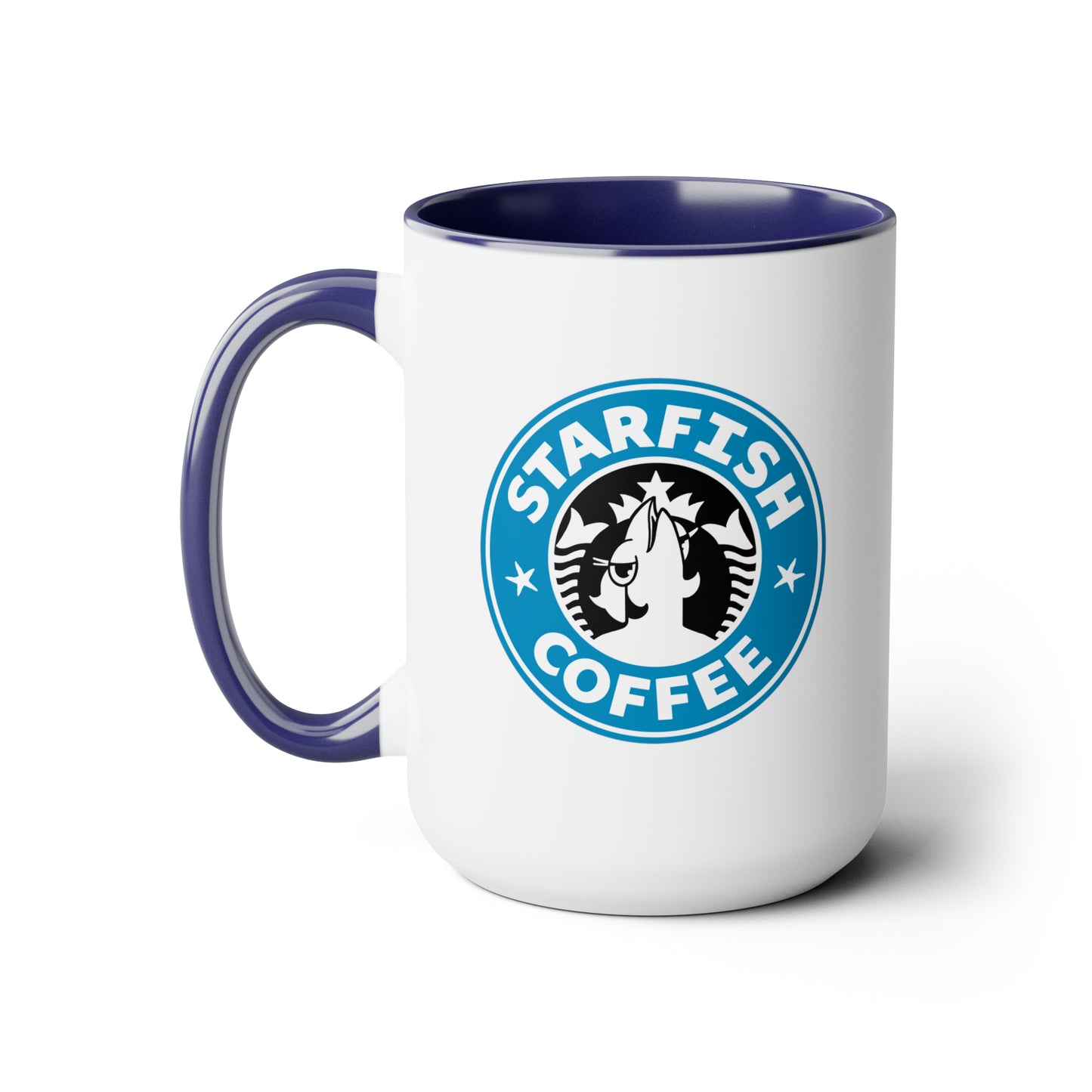 Starfish Coffee, Large Coffee Mug 15oz