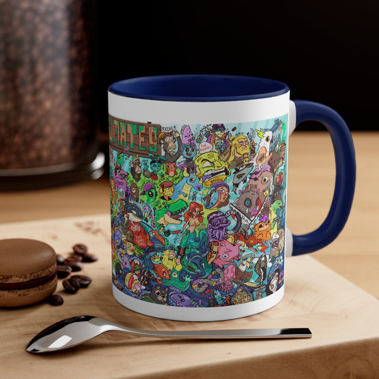 Crewmates Mural, Small Coffee Mug 11oz