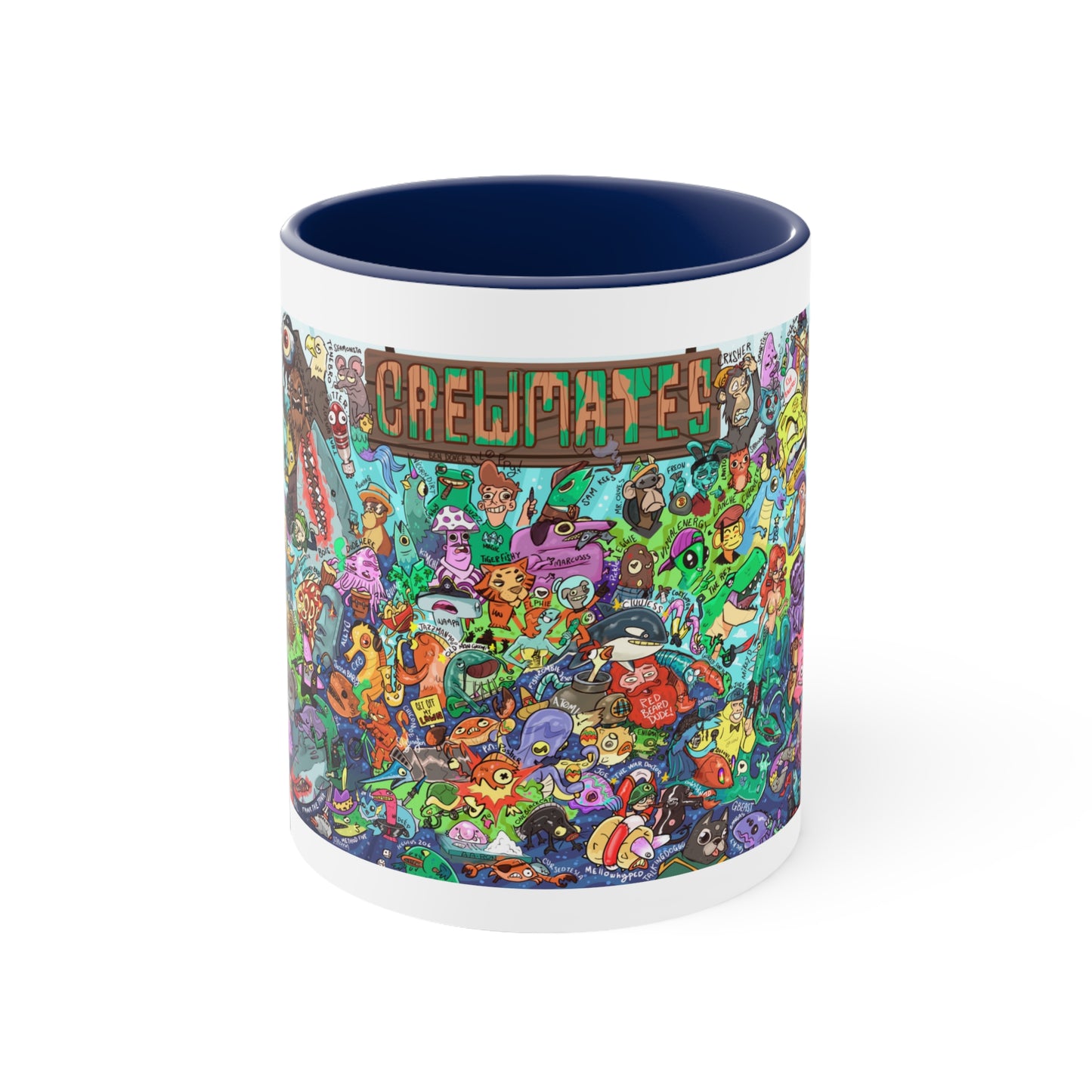 Crewmates Mural, Small Coffee Mug 11oz