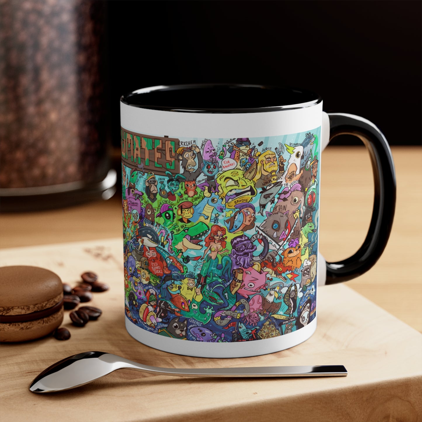 Crewmates Mural, Small Coffee Mug 11oz