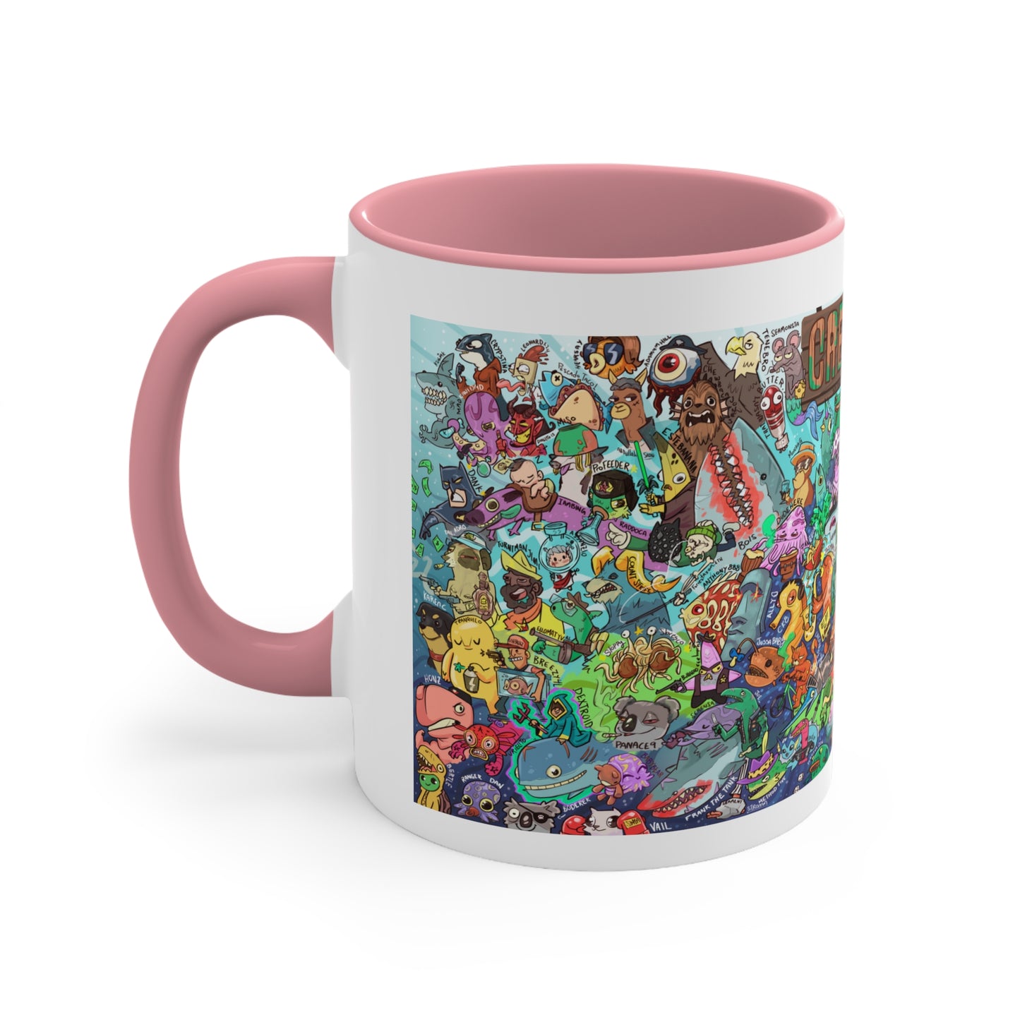 Crewmates Mural, Small Coffee Mug 11oz