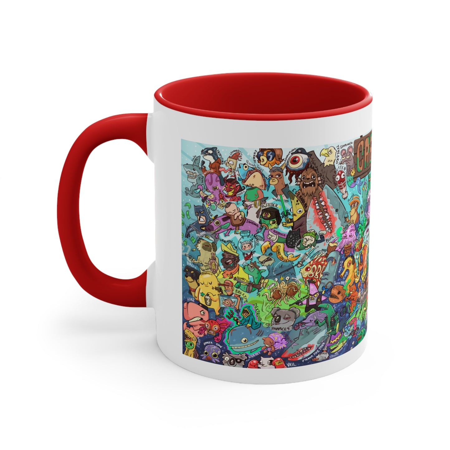 Crewmates Mural, Small Coffee Mug 11oz