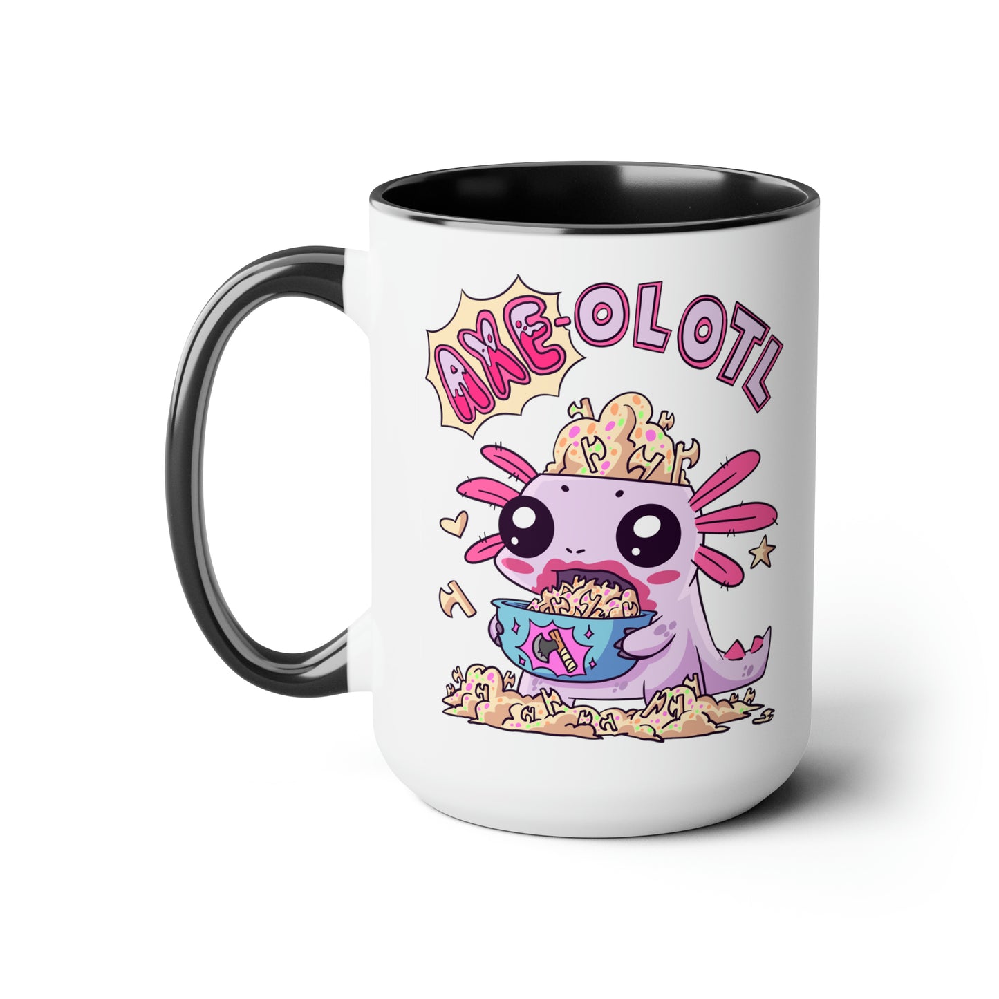 AXE-olotl, Large Coffee Mug 15oz