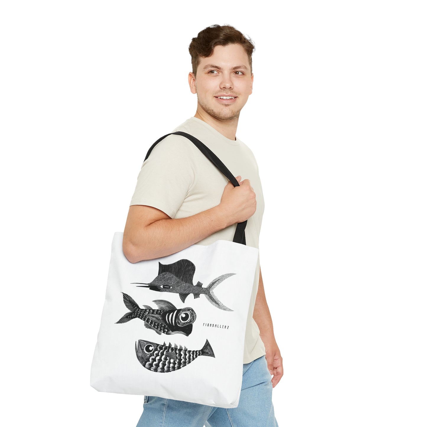 FishBallerz Tote Bag