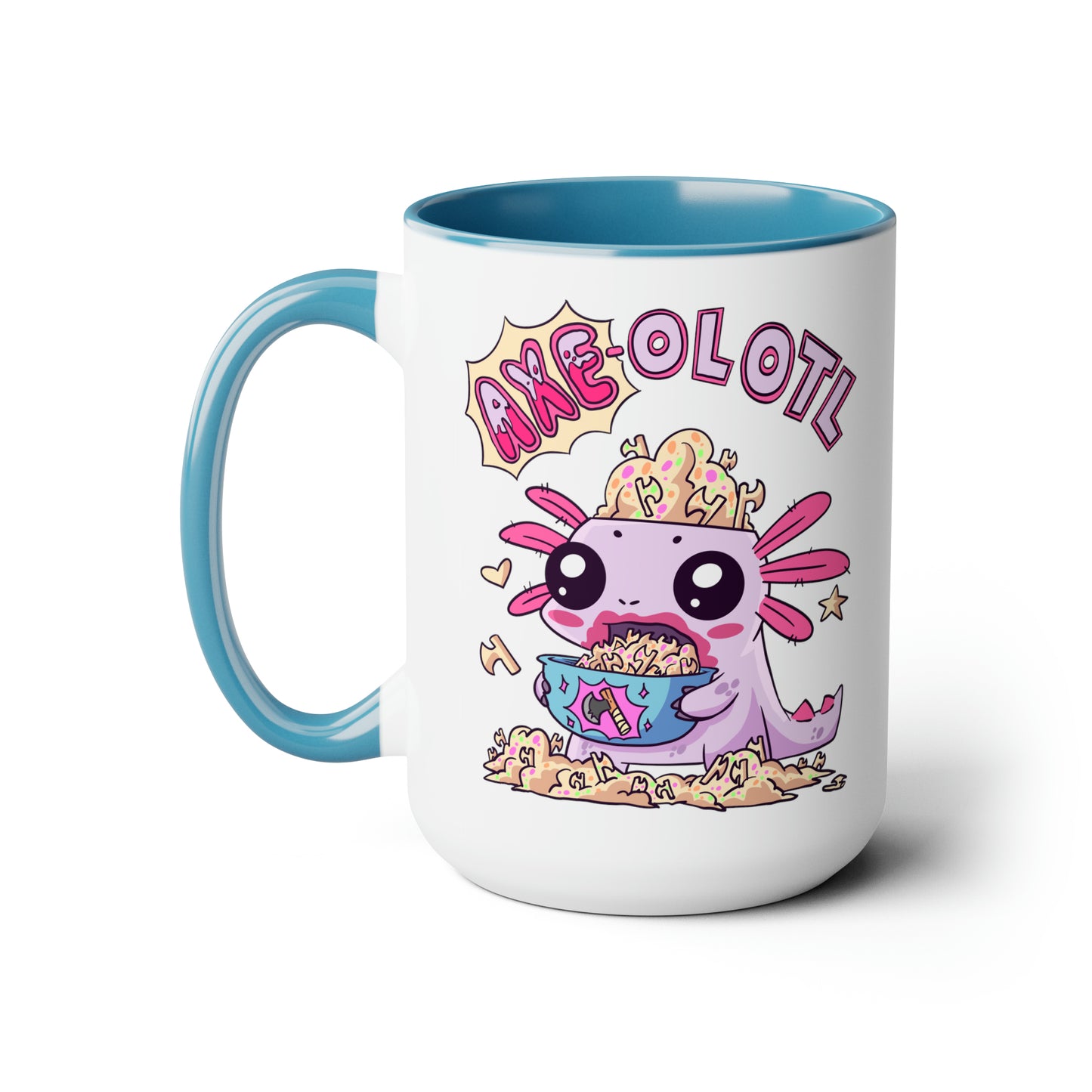 AXE-olotl, Large Coffee Mug 15oz