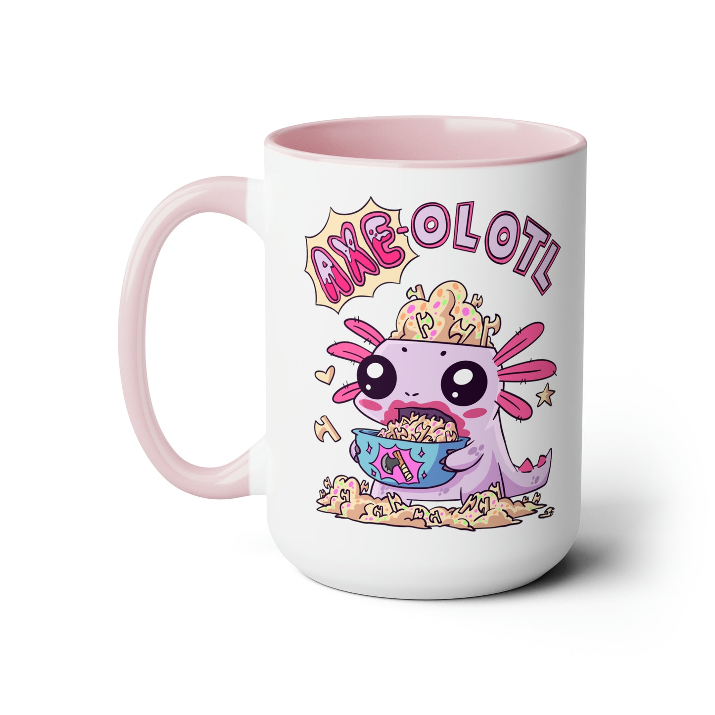 AXE-olotl, Large Coffee Mug 15oz