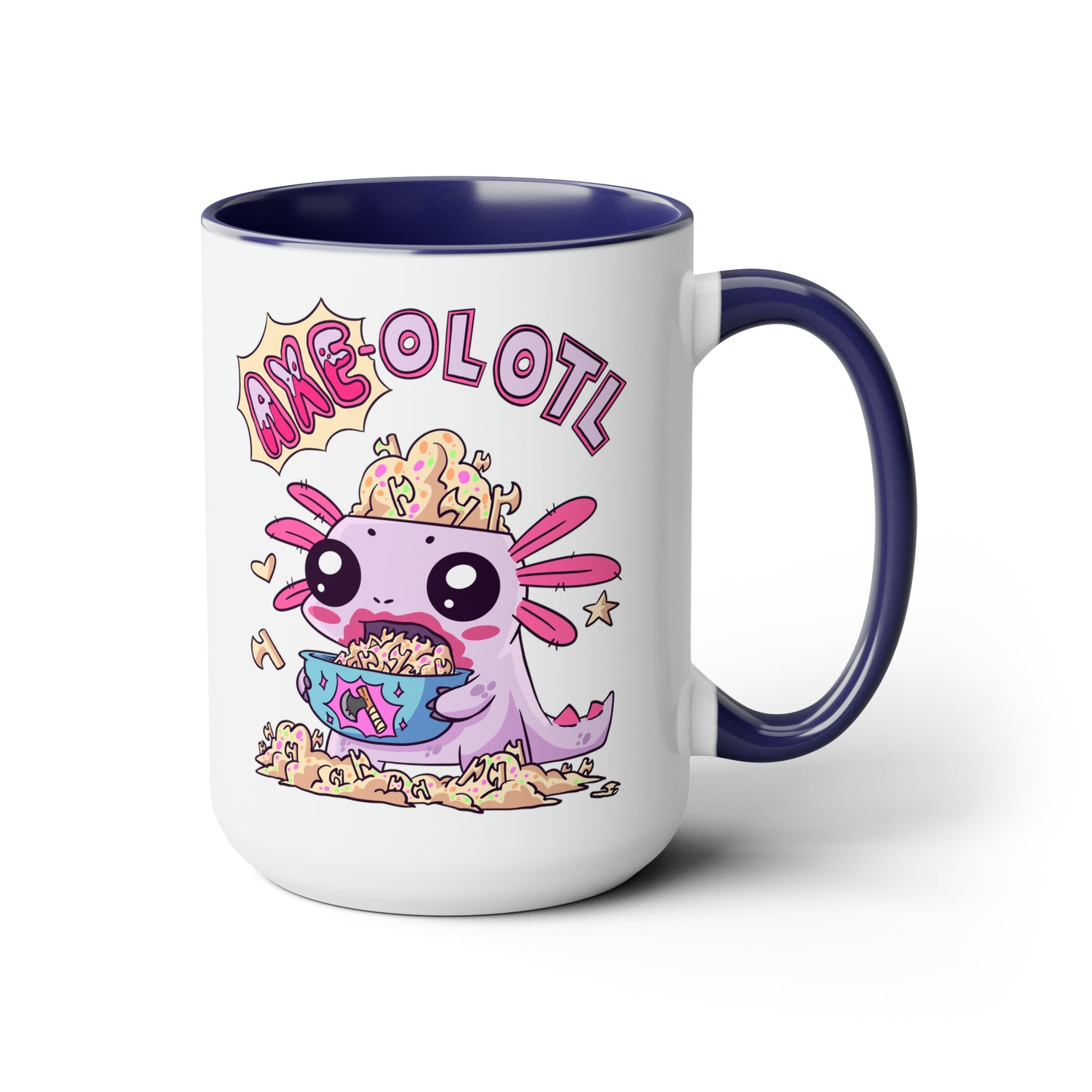 AXE-olotl, Large Coffee Mug 15oz