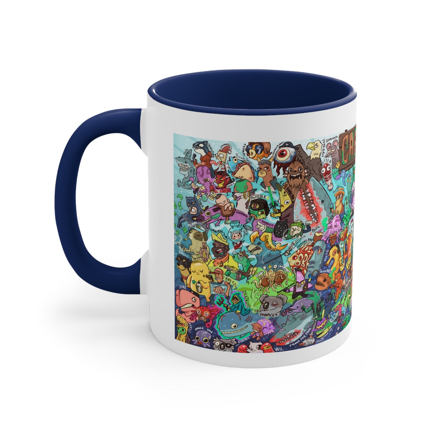 Crewmates Mural, Small Coffee Mug 11oz