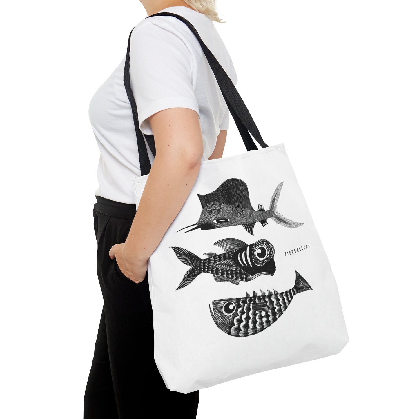 FishBallerz Tote Bag