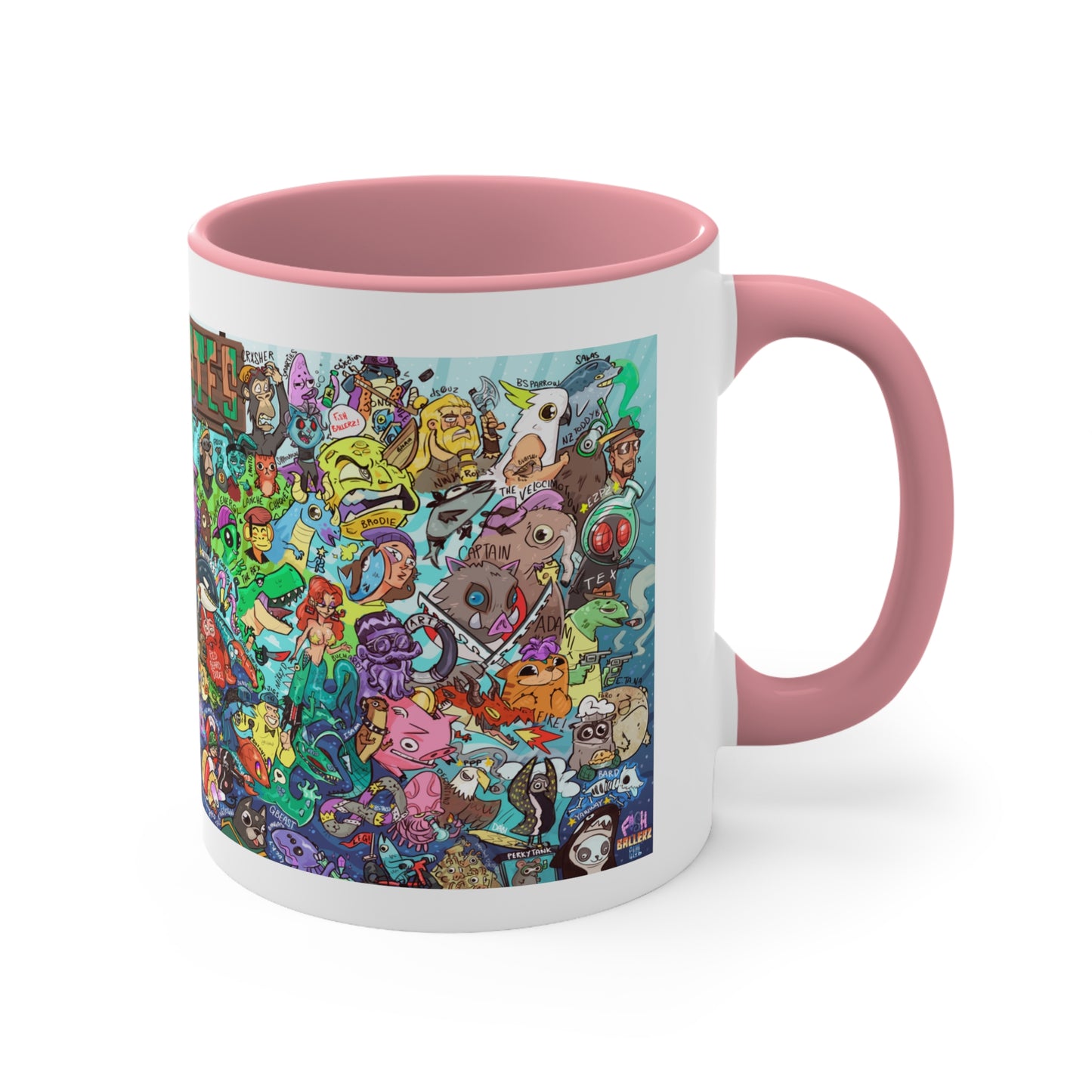 Crewmates Mural, Small Coffee Mug 11oz