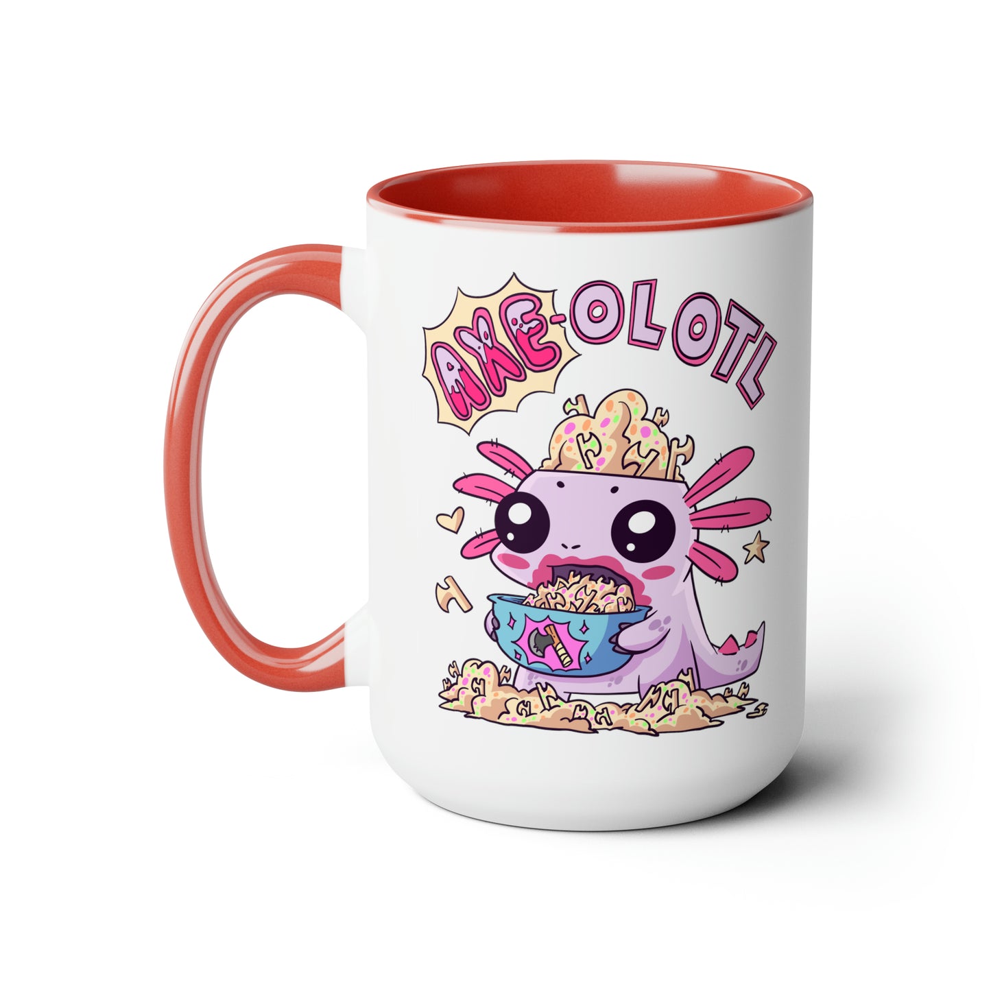 AXE-olotl, Large Coffee Mug 15oz